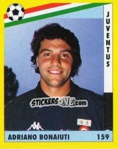 Sticker Adriano Bonaiuti - Il Grande Calcio 1991 n. 159 - Vallardi