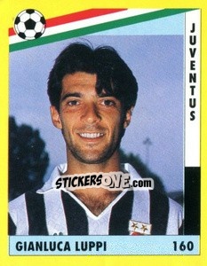Sticker Gianluca Luppi - Il Grande Calcio 1991 n. 160 - Vallardi