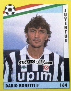 Cromo Dario Bonetti - Il Grande Calcio 1991 n. 164 - Vallardi