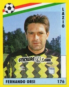 Sticker Fernando Orsi - Il Grande Calcio 1991 n. 176 - Vallardi