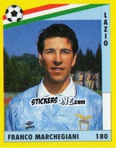 Sticker Franco Marchegiani - Il Grande Calcio 1991 n. 180 - Vallardi