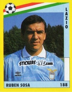 Sticker Rubén Sosa - Il Grande Calcio 1991 n. 188 - Vallardi