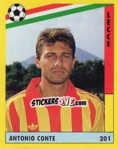 Sticker Antonio Conte - Il Grande Calcio 1991 n. 201 - Vallardi