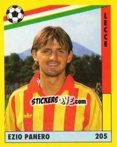 Cromo Ezio Panero - Il Grande Calcio 1991 n. 205 - Vallardi