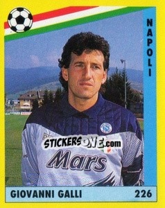 Sticker Giovanni Galli - Il Grande Calcio 1991 n. 226 - Vallardi
