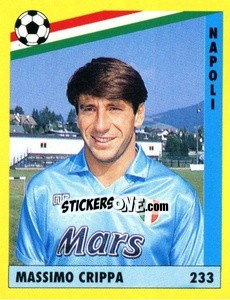 Sticker Massimo Crippa - Il Grande Calcio 1991 n. 233 - Vallardi