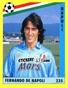 Sticker Fernando De Napoli - Il Grande Calcio 1991 n. 235 - Vallardi