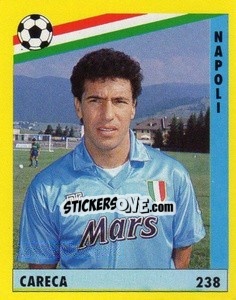 Sticker Careca - Il Grande Calcio 1991 n. 238 - Vallardi