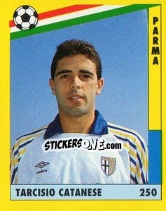 Sticker Tarcisio Catanese - Il Grande Calcio 1991 n. 250 - Vallardi