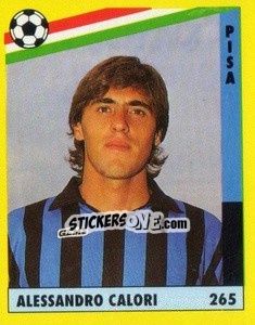 Sticker Alessandro Calori - Il Grande Calcio 1991 n. 265 - Vallardi