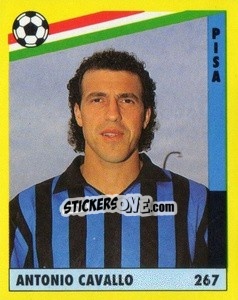 Sticker Antonio Cavallo - Il Grande Calcio 1991 n. 267 - Vallardi