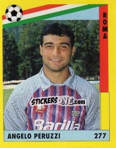 Sticker Angelo Peruzzi - Il Grande Calcio 1991 n. 277 - Vallardi