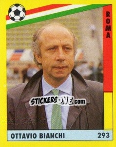 Sticker Ottavio Bianchi - Il Grande Calcio 1991 n. 293 - Vallardi