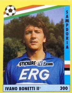 Sticker Ivano Bonetti - Il Grande Calcio 1991 n. 300 - Vallardi