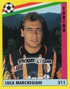 Sticker Luca Marchegiani - Il Grande Calcio 1991 n. 311 - Vallardi