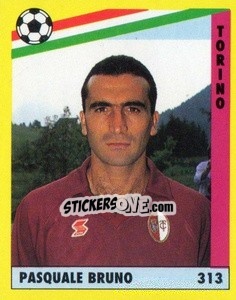 Sticker Pasquale Bruno - Il Grande Calcio 1991 n. 313 - Vallardi