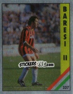 Sticker Baresi II - Il Grande Calcio 1991 n. 337 - Vallardi