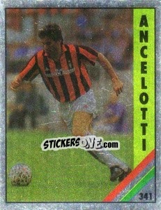 Sticker Ancelotti - Il Grande Calcio 1991 n. 341 - Vallardi