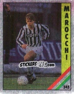 Sticker Marocchi - Il Grande Calcio 1991 n. 345 - Vallardi