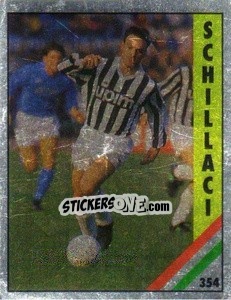 Sticker Schillaci - Il Grande Calcio 1991 n. 354 - Vallardi