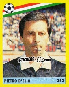 Sticker Pietro D'Elia - Il Grande Calcio 1991 n. 363 - Vallardi