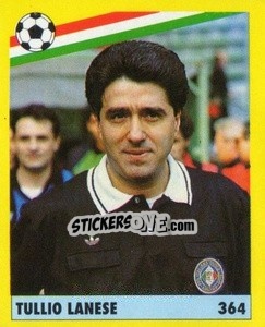 Sticker Tullio Lanese - Il Grande Calcio 1991 n. 364 - Vallardi
