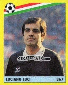 Sticker Luciano Luci - Il Grande Calcio 1991 n. 367 - Vallardi