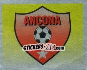 Sticker Ancona - Il Grande Calcio 1991 n. 371 - Vallardi