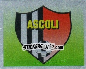 Sticker Ascoli - Il Grande Calcio 1991 n. 372 - Vallardi