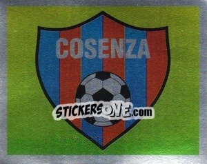 Sticker Cosenza - Il Grande Calcio 1991 n. 376 - Vallardi