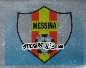 Sticker Messina - Il Grande Calcio 1991 n. 380 - Vallardi