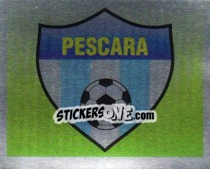 Sticker Pescara - Il Grande Calcio 1991 n. 383 - Vallardi