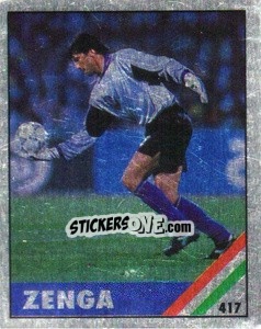 Sticker Zenga - Il Grande Calcio 1991 n. 417 - Vallardi