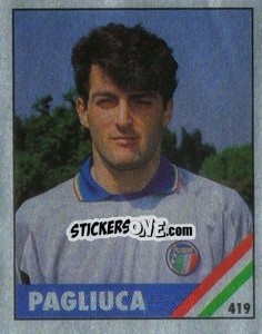 Sticker Pagliuca - Il Grande Calcio 1991 n. 419 - Vallardi
