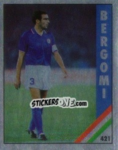 Sticker Bergomi - Il Grande Calcio 1991 n. 421 - Vallardi