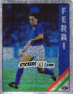 Sticker Ferri - Il Grande Calcio 1991 n. 424 - Vallardi