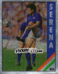 Sticker Serena - Il Grande Calcio 1991 n. 436 - Vallardi