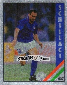 Sticker Schillaci - Il Grande Calcio 1991 n. 437 - Vallardi