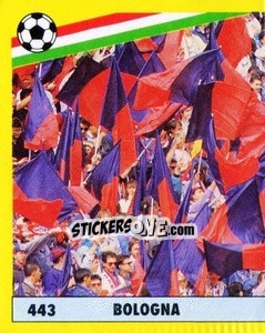 Sticker Bologna - Il Grande Calcio 1991 n. 443 - Vallardi