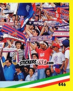Sticker Cagliari - Il Grande Calcio 1991 n. 446 - Vallardi