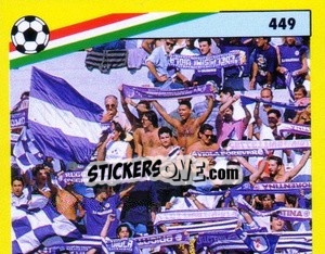 Sticker Fiorentina - Il Grande Calcio 1991 n. 449 - Vallardi