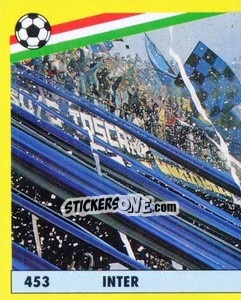 Sticker Inter - Il Grande Calcio 1991 n. 453 - Vallardi