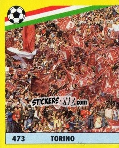 Sticker Torino - Il Grande Calcio 1991 n. 473 - Vallardi