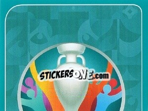 Sticker Official Logo - UEFA Euro 2020 Preview. 568 stickers version n. EUR3 - Panini