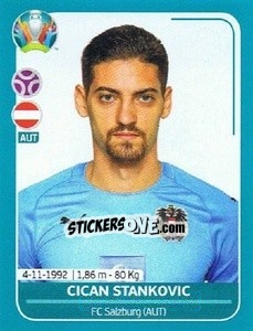 Sticker Cican Stankovic - UEFA Euro 2020 Preview. 568 stickers version - Panini