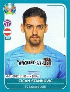 Sticker Cican Stankovic - UEFA Euro 2020 Preview. 568 stickers version n. AUT8 - Panini