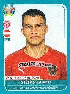 Sticker Stefan Lainer - UEFA Euro 2020 Preview. 568 stickers version n. AUT13 - Panini