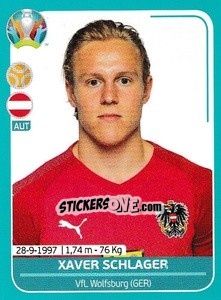 Cromo Xaver Schlager - UEFA Euro 2020 Preview. 568 stickers version - Panini