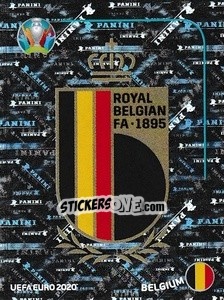 Sticker Logo - UEFA Euro 2020 Preview. 568 stickers version n. BEL1 - Panini