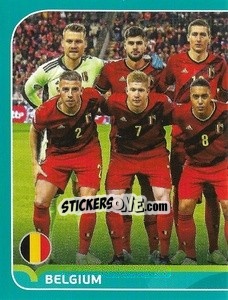 Sticker Line-up - UEFA Euro 2020 Preview. 568 stickers version n. BEL2 - Panini